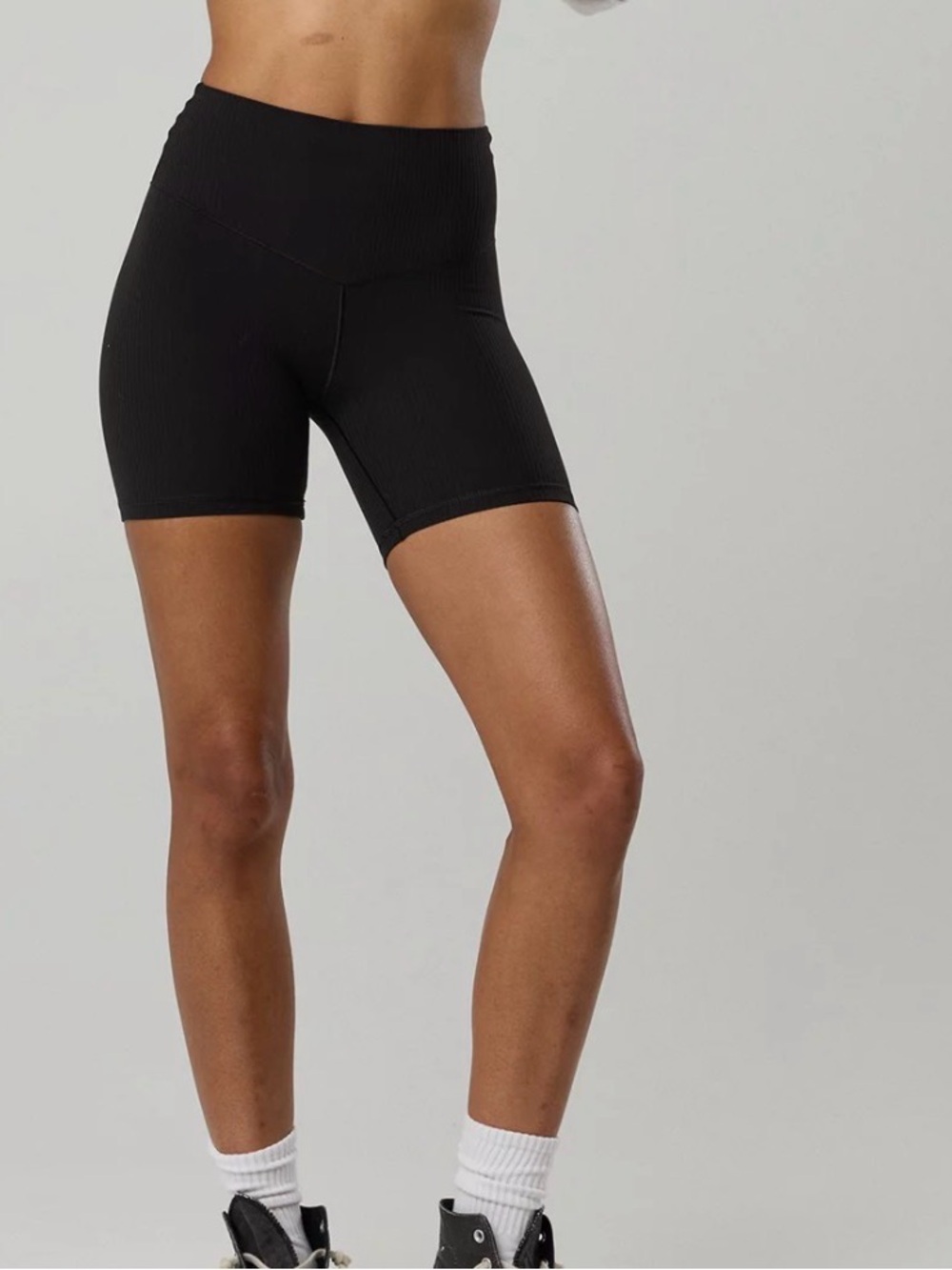 OFFLINE By Aerie Real Me XTRA Ribbed High Waisted 5" Bike Short